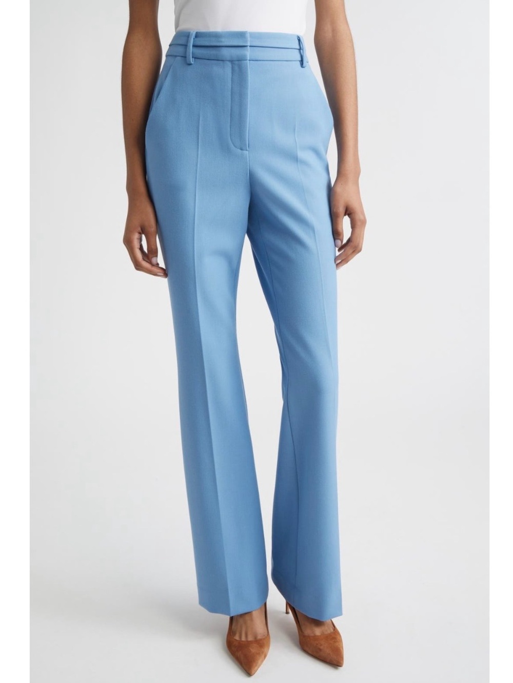 Veronica Beard Melvin Pants in Jasper Blue Size 4 - Picture 3 of 11